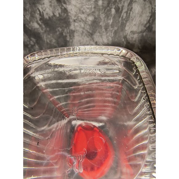 Bormioli Rocco Gelo Glass Pitcher with Red Lid Made In Italy - Picture 4 of 6
